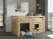 Spielbett >OLIVER< in Kiefer massiv Farbe Oak - 214,6x114,5x97,2 (BxHxT)