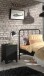 Nachtkonsole >BRONXX< in Schwarz matt aus Metall - 40x60x40cm (BxHxT)