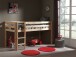 Spielbett >PINO< in Kiefer massiv natur lackiert - 210x114x106 (BxHxT)