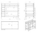 Etagenbett >PINO< in Kiefer massiv weiß lackiert - 210x182x105 (BxHxT)