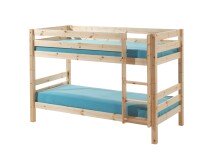 Etagenbett >PINO< in Kiefer massiv natur lackiert -...