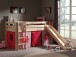 Spielbett >PINO< in Kiefer massiv natur lackiert - 210x114x218 (BxHxT)