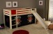 Spielbett >PINO< in Kiefer massiv natur lackiert - 210x114x218 (BxHxT)
