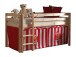 Spielbett >PINO< in Kiefer massiv natur lackiert - 210x114x106 (BxHxT)