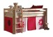 Spielbett >PINO< in Kiefer massiv natur lackiert - 210x114x106 (BxHxT)