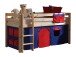 Spielbett >PINO< in Kiefer massiv natur lackiert - 210x114x106 (BxHxT)