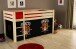 Spielbett >PINO< in Kiefer massiv natur lackiert - 210x114x106 (BxHxT)