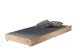 Bettschubkasten >PINO< in Kiefer massiv natur lackiert - 196x19x94 (BxHxT)