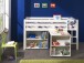 Funktionsbett >PINO< in Bett Kiefer massiv, Beimöbel MDF weiß lackiert