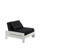 Sessel >PINO< in Kiefer massiv weiß lackiert...