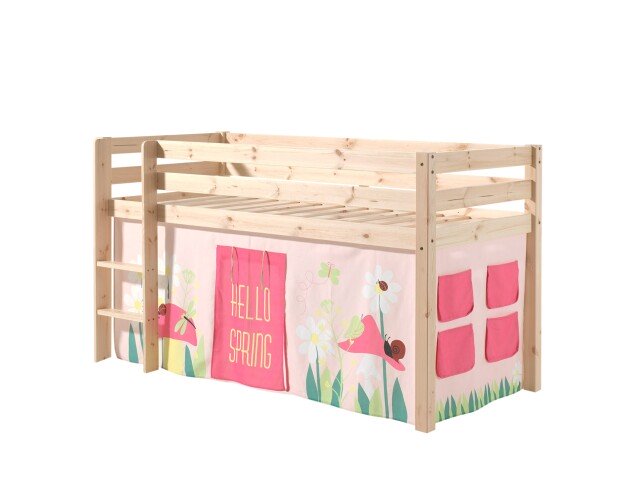 Spielbett >PINO< in Kiefer massiv natur - 210x114x106 (BxHxT)