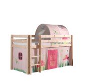 Spielbett >PINO< in Kiefer massiv natur -...