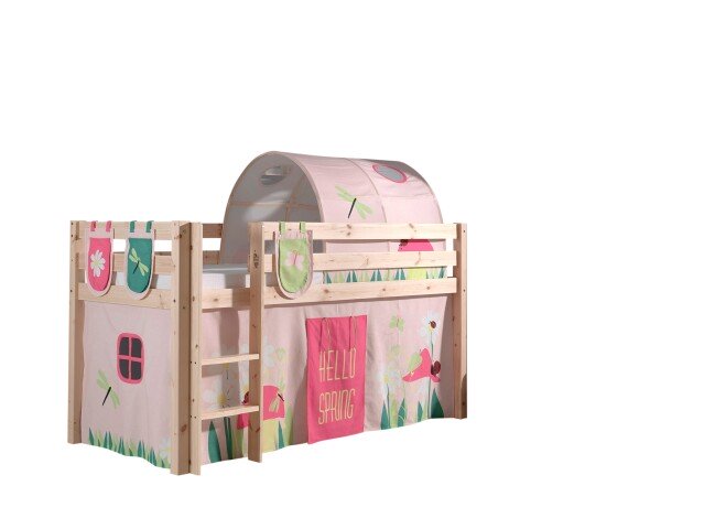 Spielbett >PINO< in Kiefer massiv natur - 210x114x106 (BxHxT)