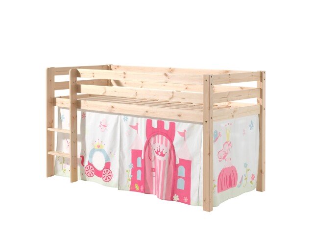 Spielbett >PINO< in Kiefer massiv natur - 210x114x106 (BxHxT)