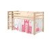 Spielbett >PINO< in Kiefer massiv natur - 210x114x106 (BxHxT)