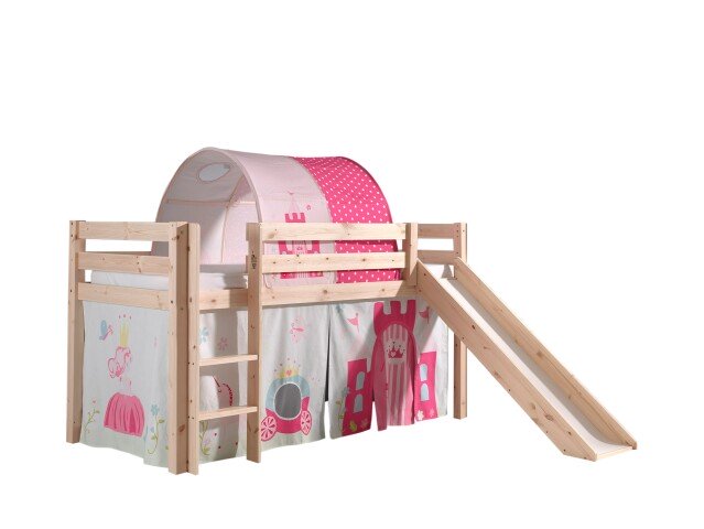 Spielbett >PINO< in Kiefer massiv natur - 210x114x106 (BxHxT)