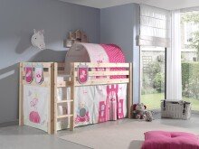 Spielbett >PINO< in Kiefer massiv natur - 210x114x106 (BxHxT)