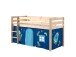 Spielbett >PINO< in Kiefer massiv natur - 210x114x106 (BxHxT)