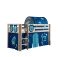 Spielbett >PINO< in Kiefer massiv natur - 210x114x106 (BxHxT)