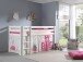 Spielbett >PINO< in Kiefer massiv weiß lackiert - 210x114x106 (BxHxT)