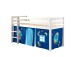 Spielbett >PINO< in Kiefer massiv weiß lackiert - 210x114x106 (BxHxT)