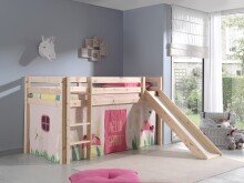 Spielbett >PINO< in Kiefer massiv natur -...