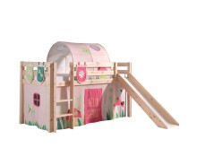 Spielbett >PINO< in Kiefer massiv natur -...