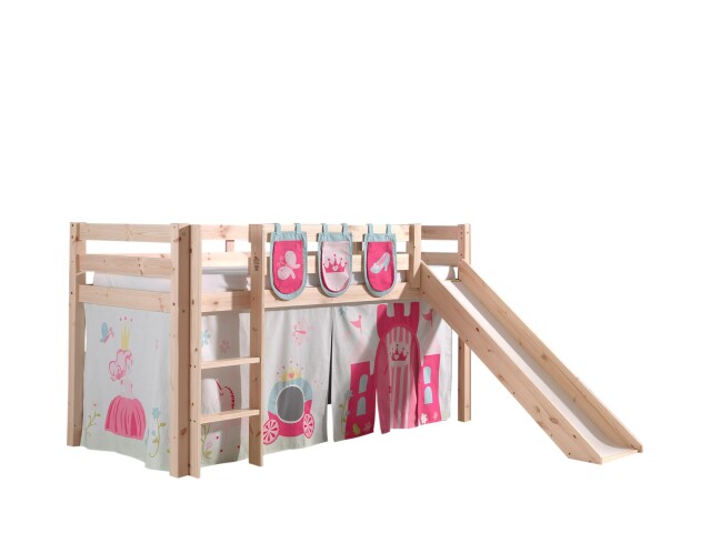 Spielbett >PINO< in Kiefer massiv natur - 210x114x218 (BxHxT)