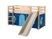 Spielbett >PINO< in Kiefer massiv natur - 210x114x218 (BxHxT)