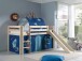 Spielbett >PINO< in Kiefer massiv natur - 210x114x218 (BxHxT)
