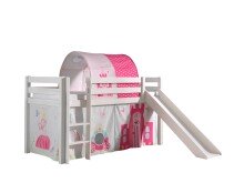Spielbett >PINO< in Kiefer massiv weiß...