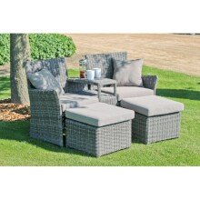 Gartensessel >Calgary< in grau aus Aluminium,...