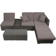 Gartenlounge-Set >Alcudia< in hellgrau aus...