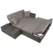 Gartenlounge-Set >Alcudia< in hellgrau aus Aluminium, Kunststoff