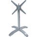 Tischgestell >Picos< in Silber aus Aluminium - 66x72x66cm (BxHxT)