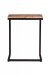 Beistelltisch >IRON< in braun / schwarz - 40x70x30 (BxHxT)