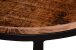 Beistelltisch >IRON< in braun / schwarz - 40x70x30 (BxHxT)