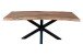 Baumkantentisch >Forrest< in Akazie / schwarz - 200x76x100 (BxHxT)