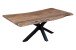 Baumkantentisch >Forrest< in Akazie / schwarz - 200x76x100 (BxHxT)