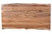 Baumkantentisch >Live< in Akazie / schwarz - 170x76x90 (BxHxT)