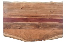 Couchtisch >Coffetable< in Akazie / schwarz - 110x45x65 (BxHxT)