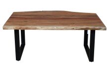 Couchtisch >Coffetable< in Akazie / schwarz -...