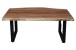 Couchtisch >Coffetable< in Akazie / schwarz - 110x45x65 (BxHxT)