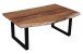 Couchtisch >Coffetable< in Akazie / schwarz - 110x45x65 (BxHxT)