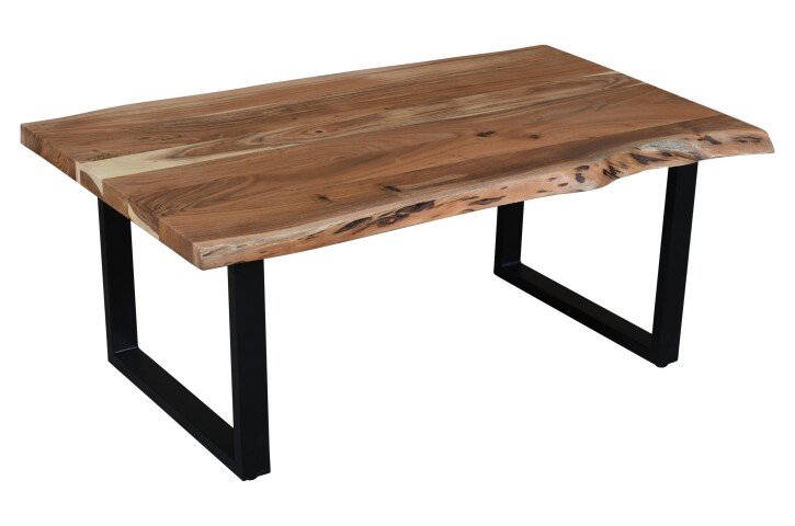 Couchtisch >Coffetable< in Akazie / schwarz - 110x45x65 (BxHxT)