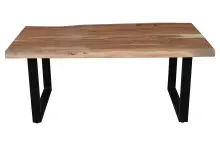 Couchtisch >Coffetable< in Akazie / schwarz -...