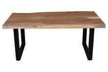 Couchtisch >Coffetable< in Akazie / schwarz -...