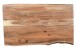 Couchtisch >Coffetable< in Akazie / schwarz - 110x45x65 (BxHxT)