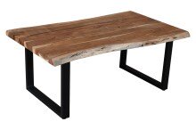 Couchtisch >Coffetable< in Akazie / schwarz -...