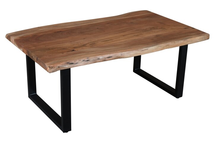 Couchtisch >Coffetable< in Akazie / schwarz - 110x45x65 (BxHxT)